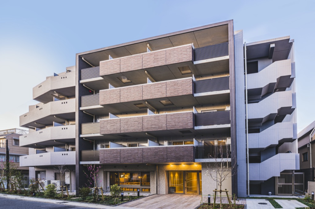 経堂寄宿舎(世田谷区)RC造 5階建 延床1,184.62㎡竣工 2021年