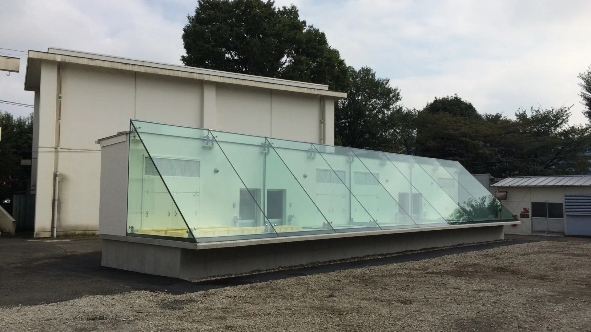 研究用栽培ハウス(青梅市)